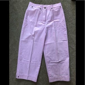 Jones NewYork Sport pink capris pants
